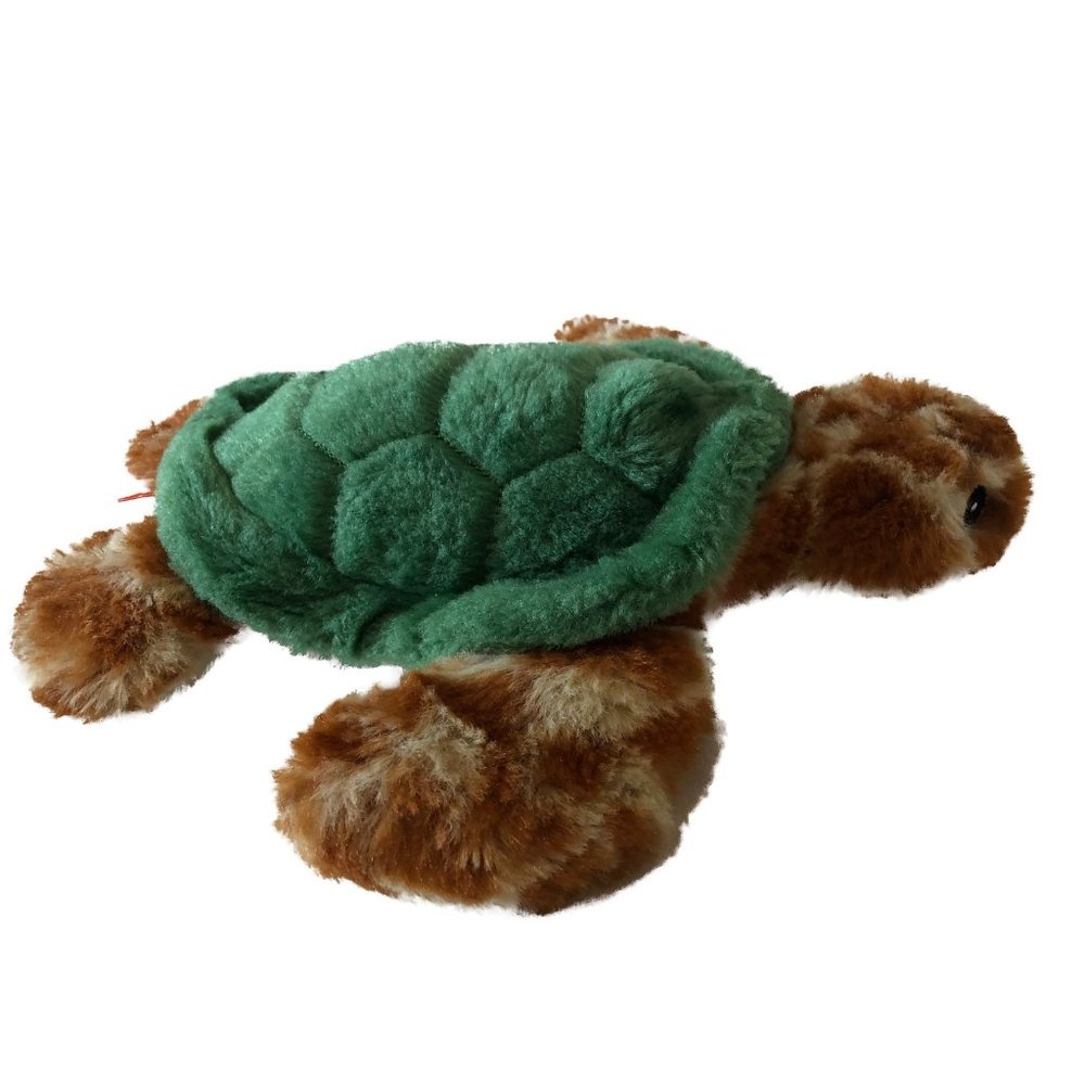 Wild Republic Turtle Plush Brown Green Sea Life Ocean Marine Life 8" - Picture 3 of 8